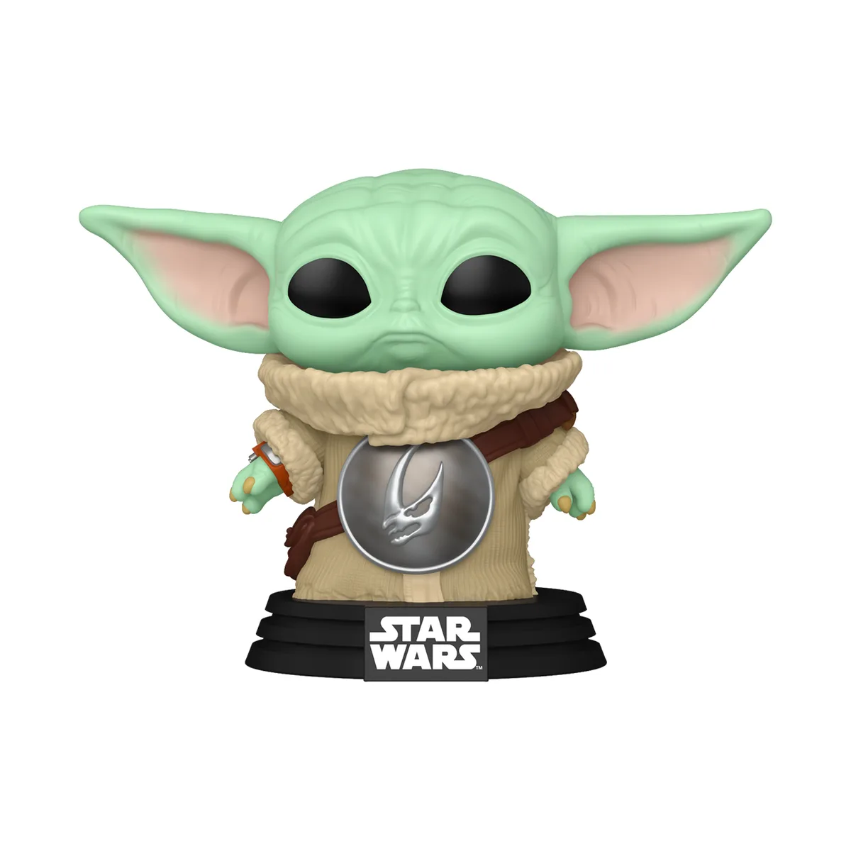 Funko Funko 90447 POP! Star Wars Mandalorian &amp; Grogu Grogu with Mudhorn Chest Armor action figure — product photo