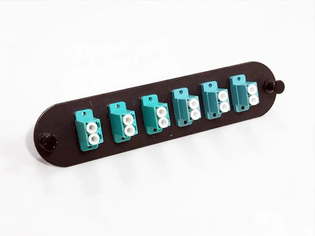 Other Electricities Other Electricities CCH-CP12-E4 Compatible Fiber Adapter Panel 6 LC Duplex OM3/OM4 — product photo