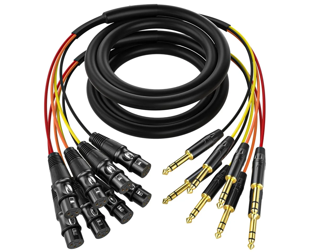 ALSEYE ALSEYE 4-Channel XLR to 6.35mm TRS Snake Cable 2 in 1 accessory — product photo