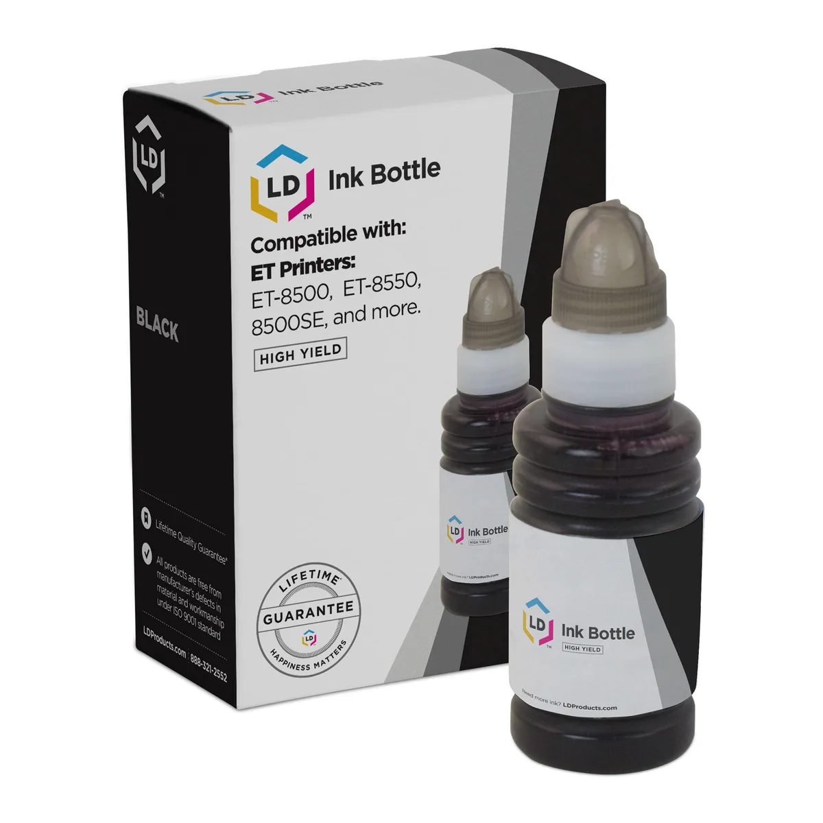 LD Products LD Products Ink Bottle T552020-S High Yield Black 6700 Pages — product photo