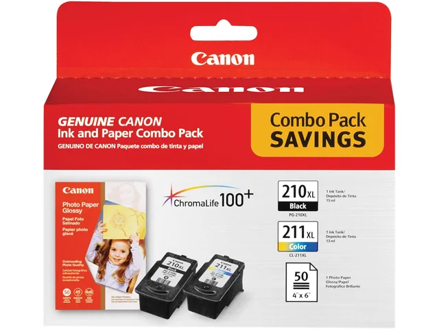 Canon Canon 2973B004 PG-210 XL / CL-211 XL ink cartridges (genuine brands) 2-pack 400/350 pages — product photo
