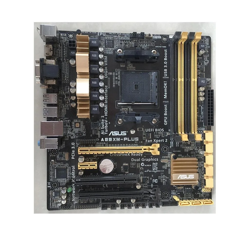 ASUS ASUS A88XM-PLUS AMD A88X DDR3 64GB Micro ATX Motherboard — product photo