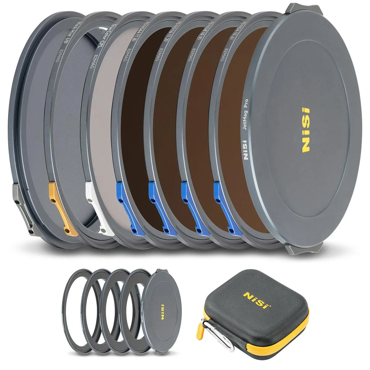 Nisi NiSi JetMag Pro 82MAG Cinema Magnetic Filter Kit 67 72 77 82mm camera accessory — product photo