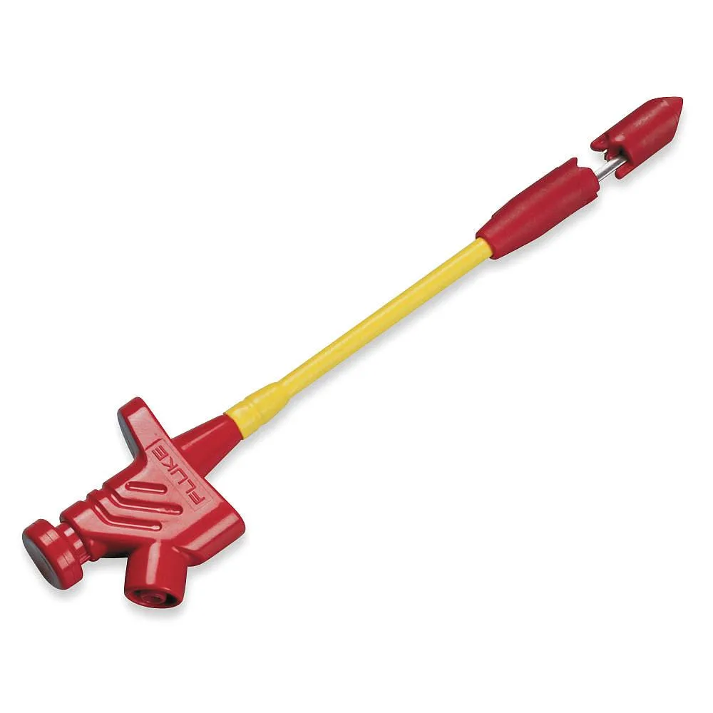 Red Fluke AC89 insulation piercing test clip with spring jaws