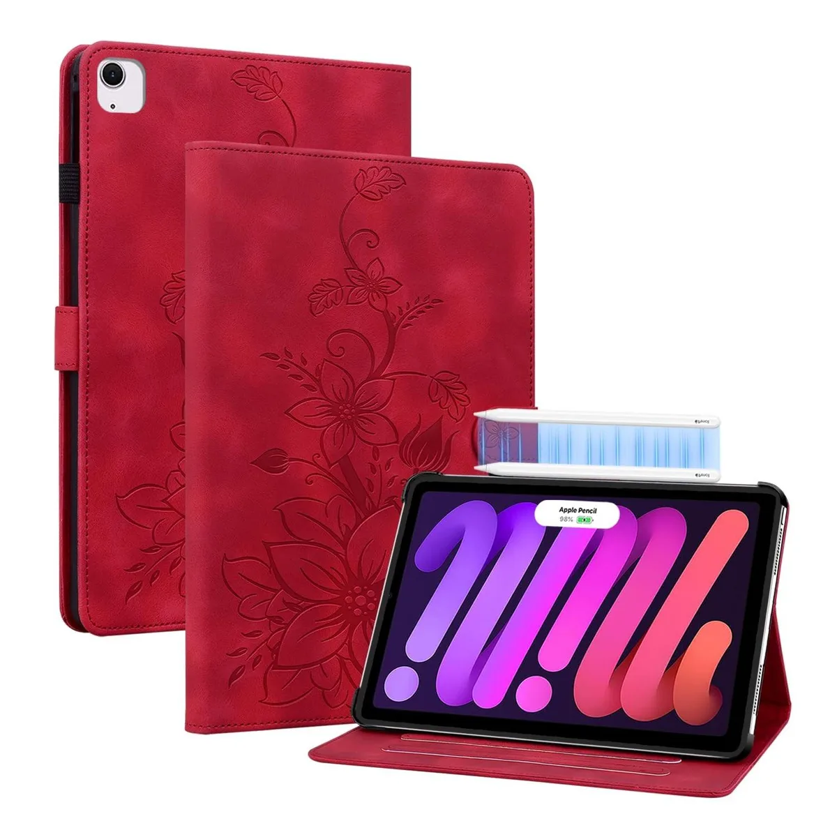 Bipra Bipra A3266 2 in 1 accessory for iPad Air 11-inch 2025 2024 10.9 2022 2020 Red — product photo