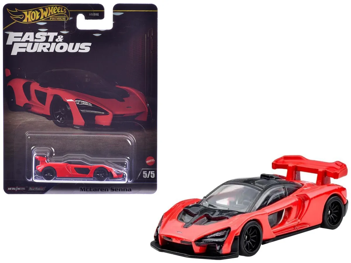 Hot Wheels Hot Wheels McLaren Senna Red Fast X 2023 2.75 inch hobby collectible — product photo