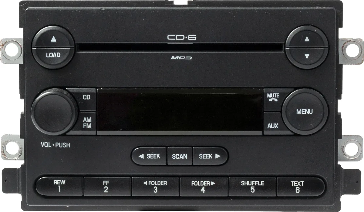 1 Factory Radio 1 Factory Radio 5G1T-18C815-DJ AM FM CD MP3 receiver 2005 Ford Five Hundred — product photo