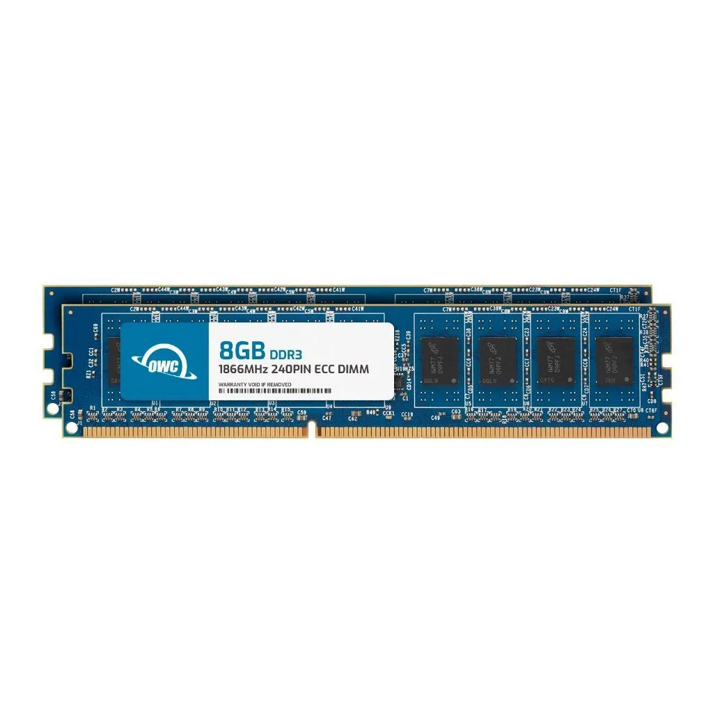 OWC OWC 16GB (2x8GB) DDR3L 1866 ECC Unbuffered UDIMM desktop RAM — product photo