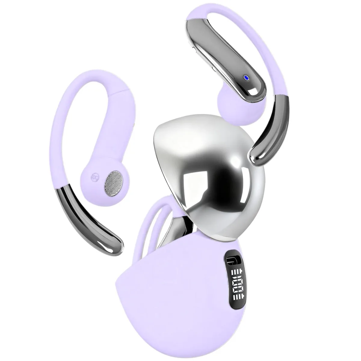 DNBeffulgent DNBeffulgent Q26 Purple open-ear headphones Bluetooth 5.4 50h IPX7 — product photo