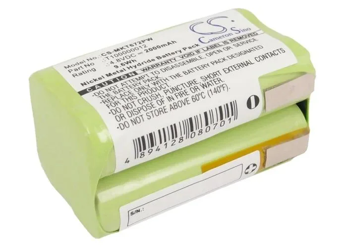Cameron Sino replacement battery rectangular black plastic pack
