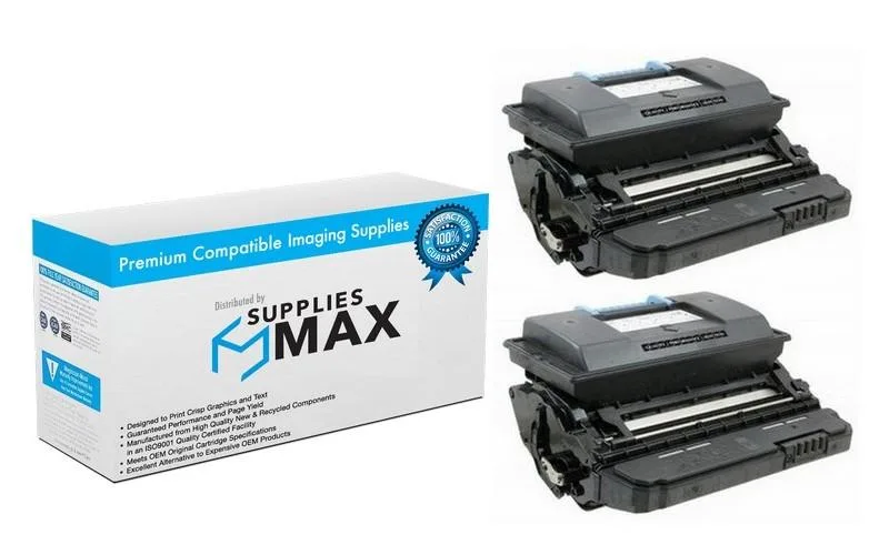 SuppliesMax SuppliesMax Compatible Toner Cartridge 2-Pack 20000 Pages Black for Dell 5330DN 2Y5330 — product photo