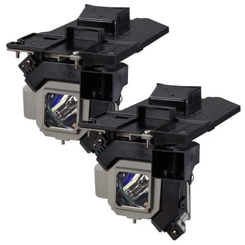 Two new projector lamps in clear plastic packaging