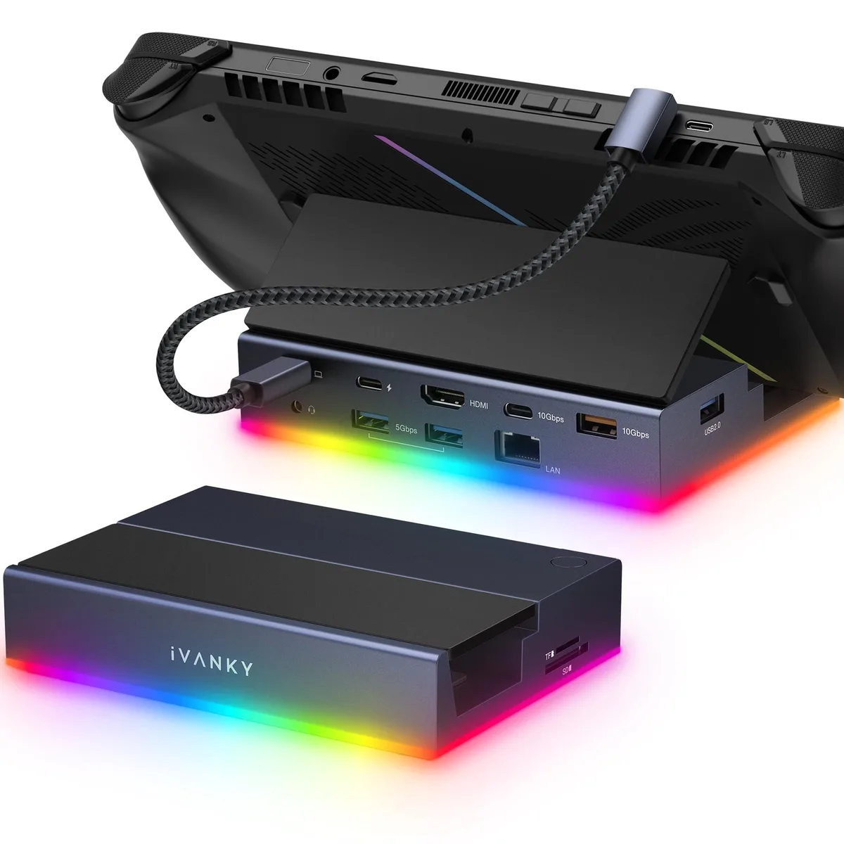KEHIPI KEHIPI 14-in-1 RGB Docking Station 4K@144Hz HDMI 2.1 10Gbps USB 3.2 100W Charge — product photo