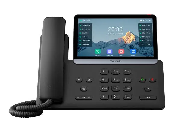 Yealink Network Technology Co., Ltd Yealink Network Technology Co., Ltd YEA-SIP-T77U 12-Line 7 inch Color Touch Screen Telephone — product photo