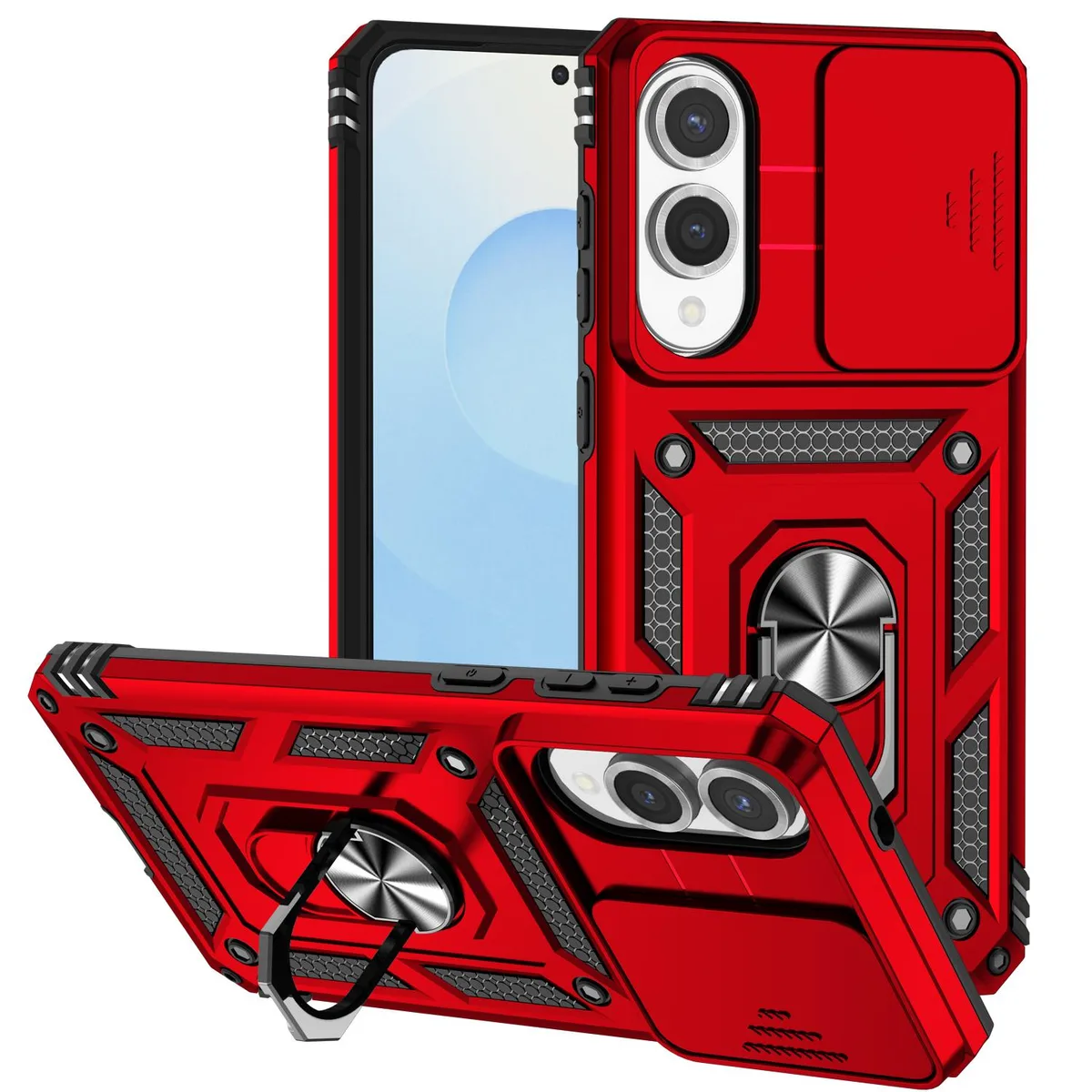 TYJKeJi TYJKeJi Kickstand Case for Samsung Galaxy S25 Edge Red — product photo