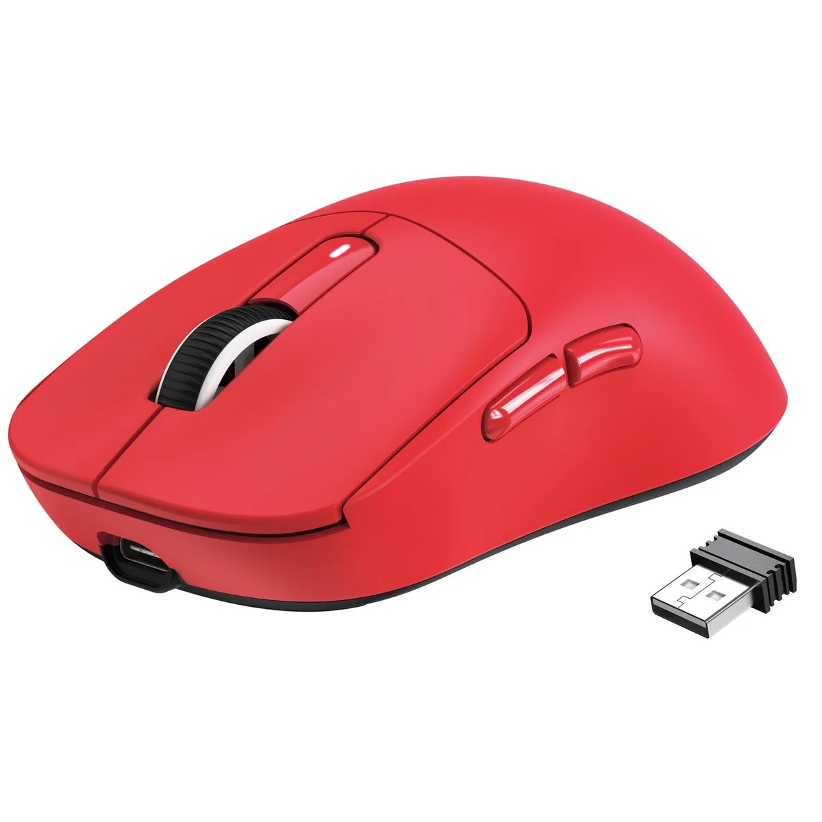 ASUS ATTACK SHARK X3 MANBASNAKE gaming mouse (Red) 49g 26000 DPI 200h 16 buttons — product photo