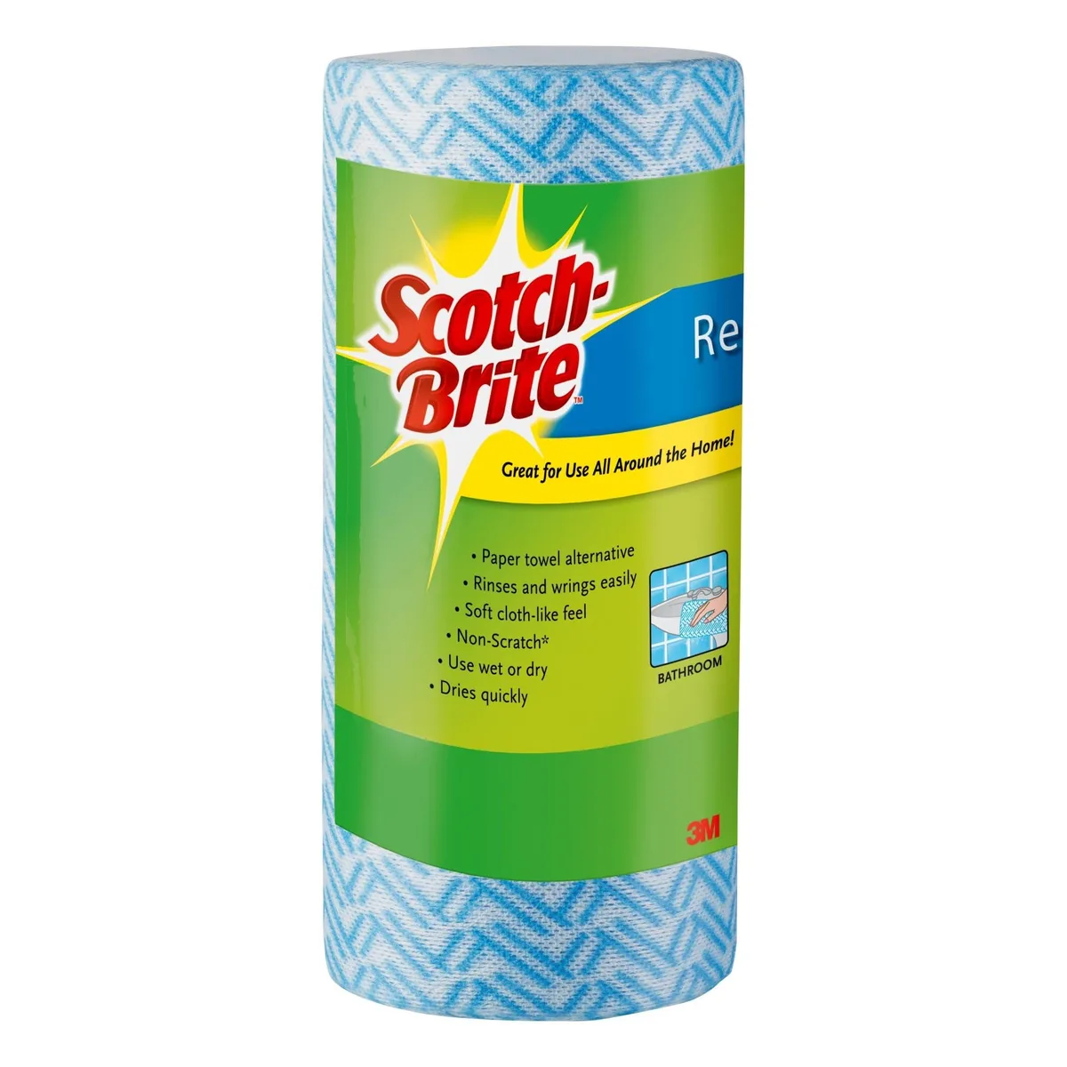 Pack of 40 reusable wipes in rectangular container