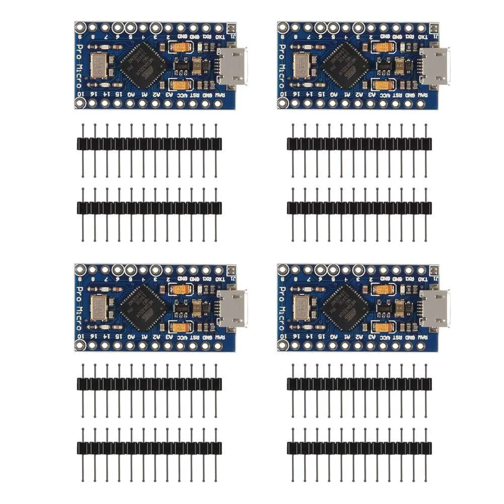 KEHIPI KEHIPI 4PCS Pro Micro ATmega32U4 5V 16MHz Development Board — product photo