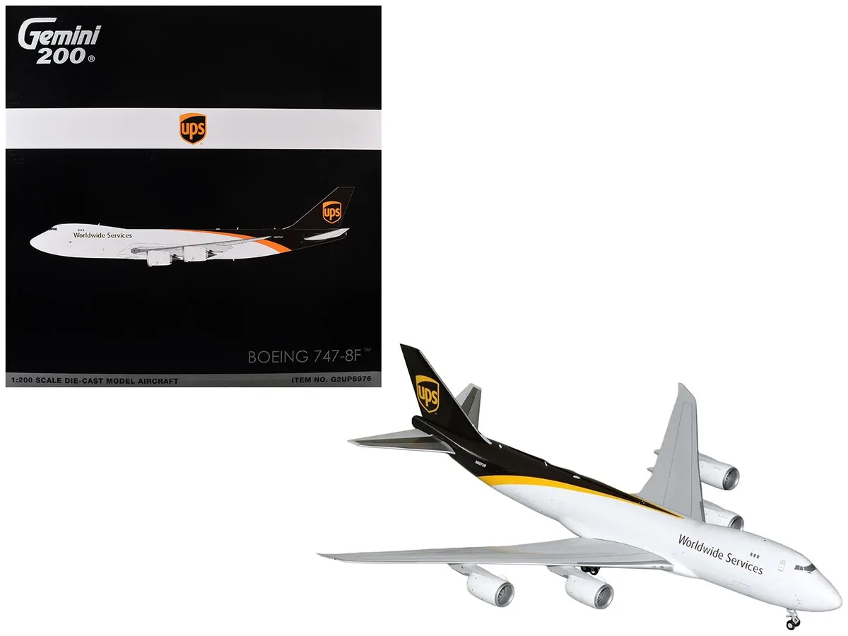 GeminiJets GeminiJets Boeing 747-8F UPS N607UP 1/200 Diecast Model — product photo