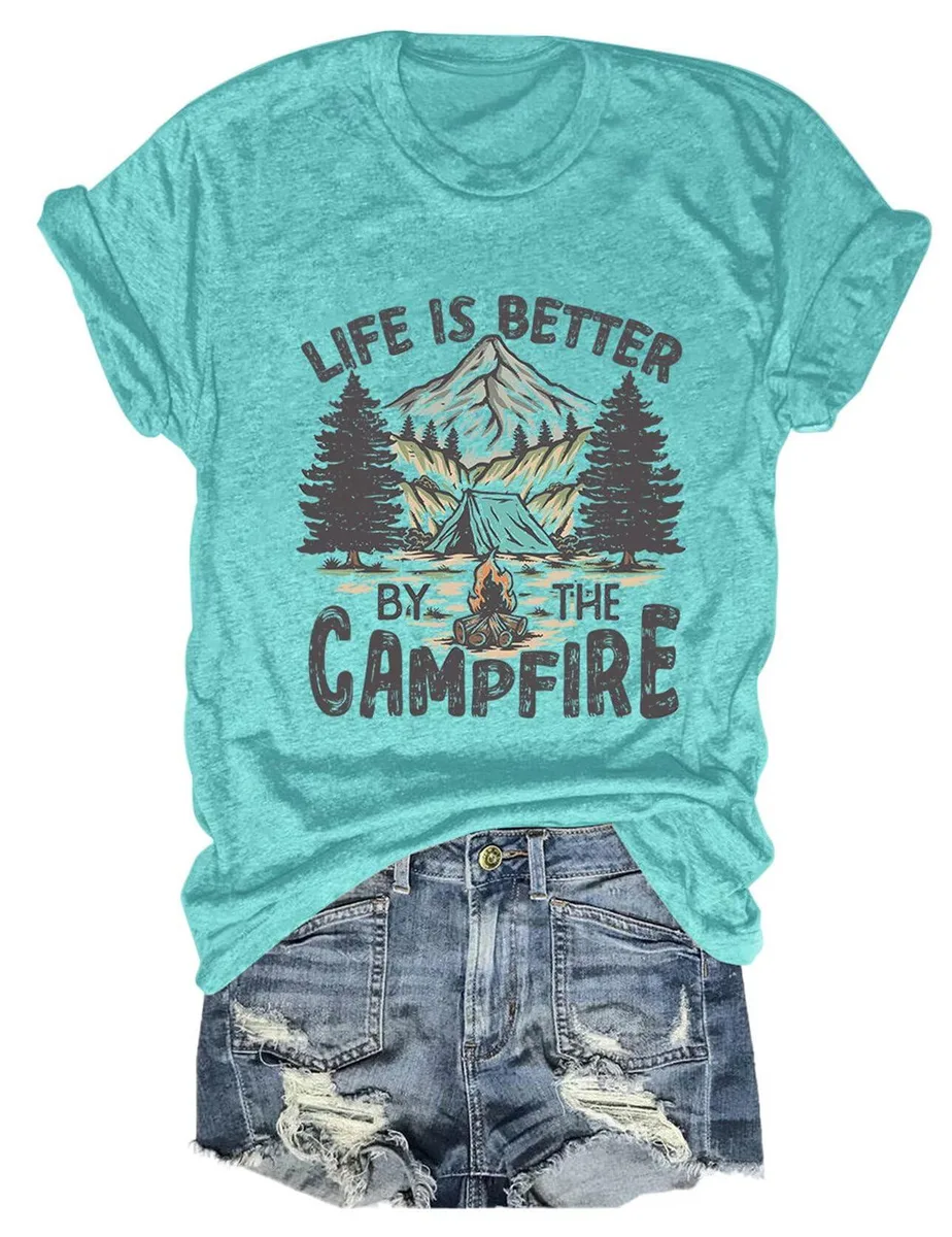  Jtvznmi Women's Tops Button Down Water Blue M — product photo