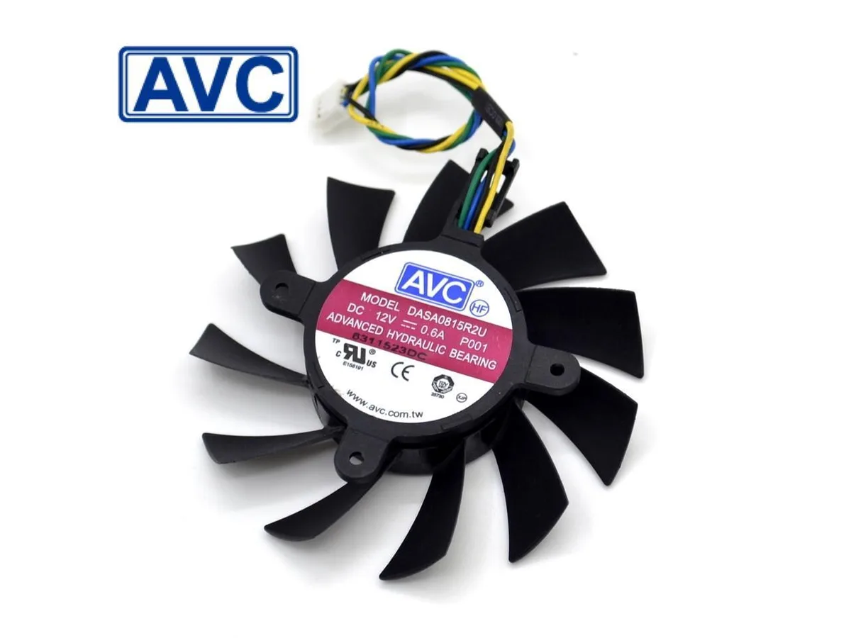 Fans Fans GTX460 550TI DASA0815R2U 12V .60A 75mm vga cooling — product photo