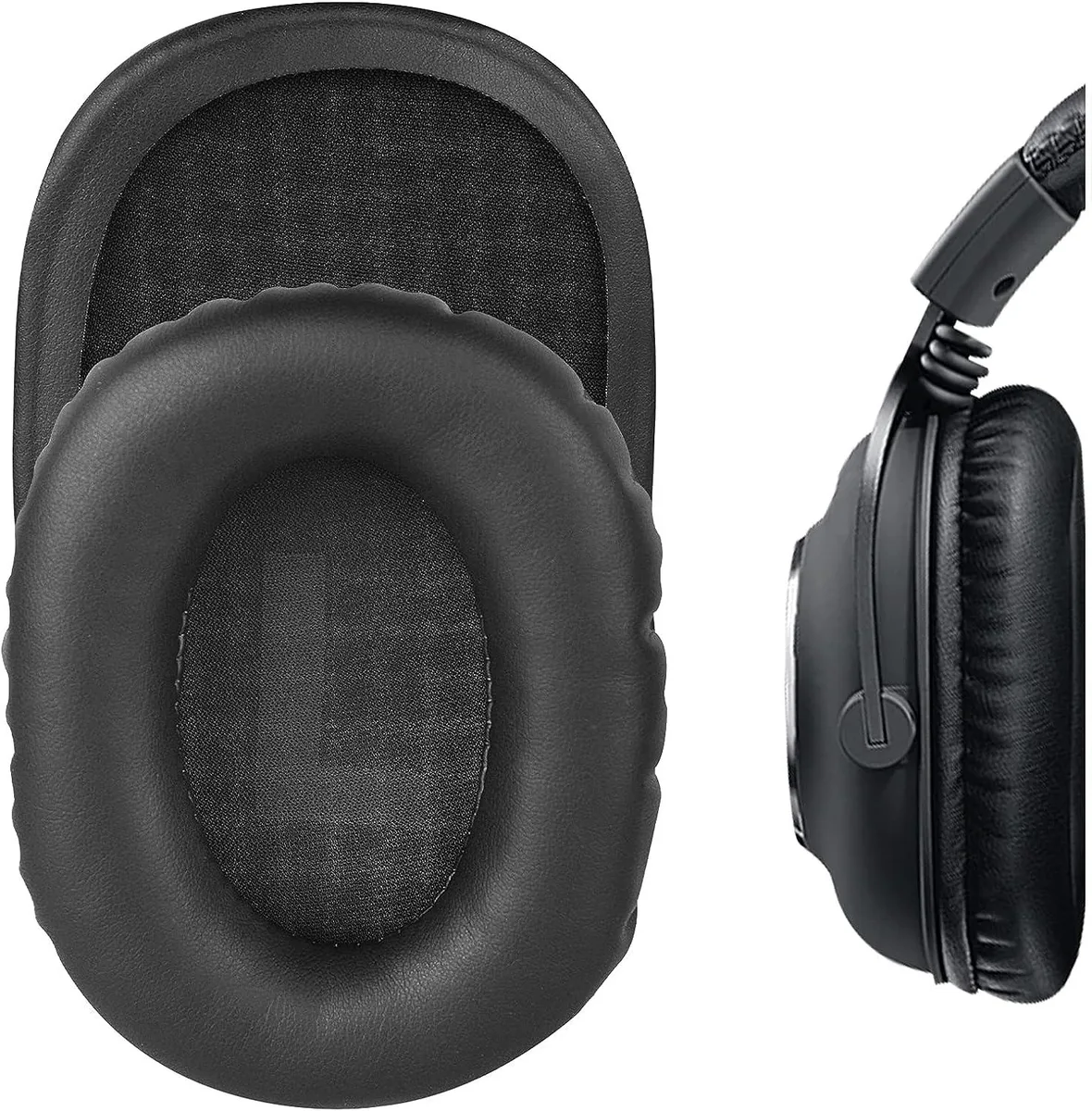 aibileec aibileec Replacement Ear Pads for Logitech G Pro, G Pro X, G433, G233, G Pro X 2 (Black) — product photo