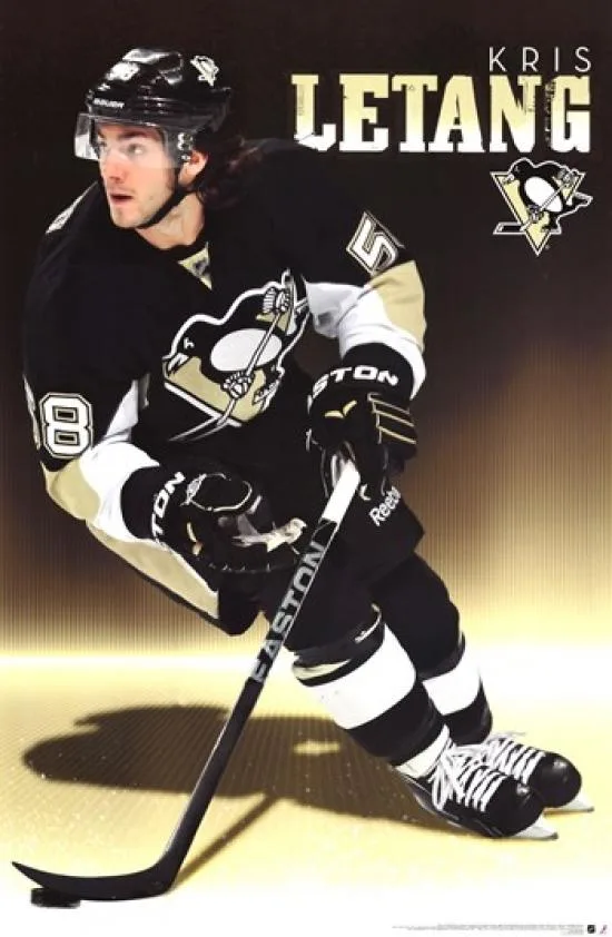 Poster print of Penguins player 13, 22 by 34 inches