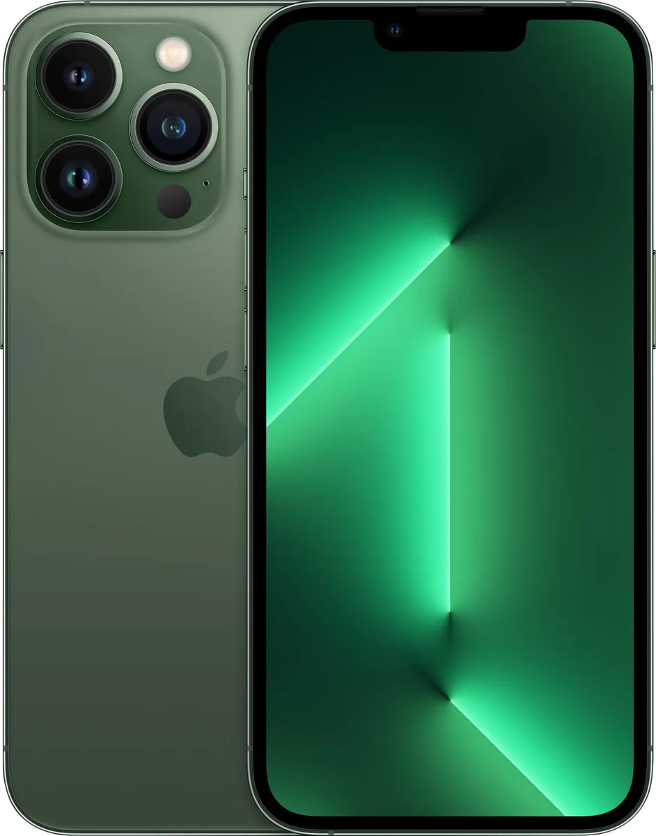 Apple Apple iPhone 13 Pro 128GB Alphine Green cell phones - unlocked — product photo