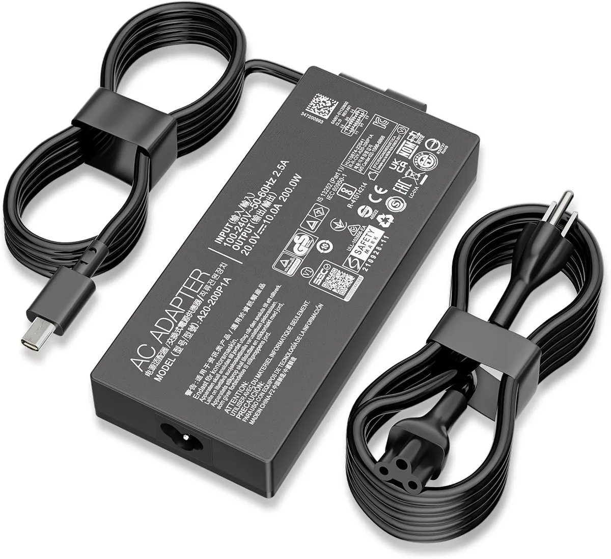 BASEUS BASEUS 200 W AC Adapter ADP-200JB K Rectangle Connector — product photo