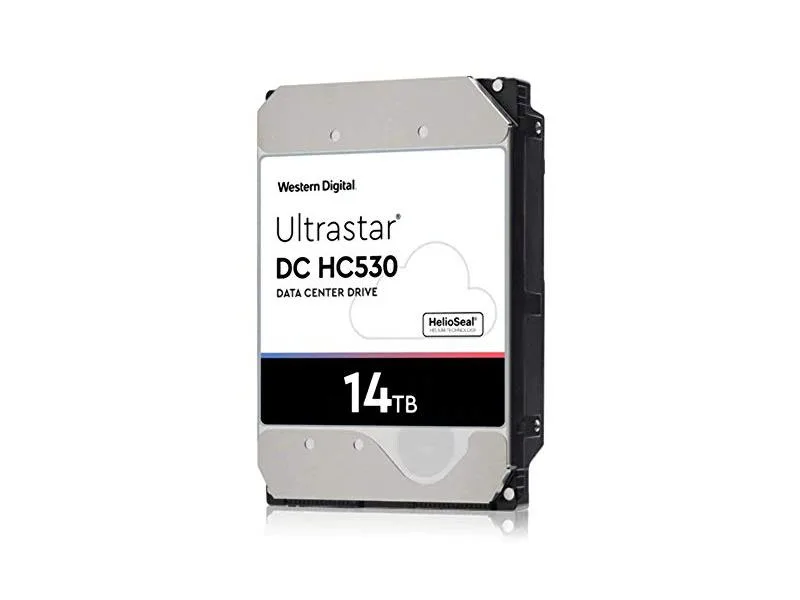 Western Digital Western Digital 14TB Ultrastar DC HC530 SATA HDD 7200 RPM 512MB Cache 3.5" WUH721414ALE6L4 — product photo