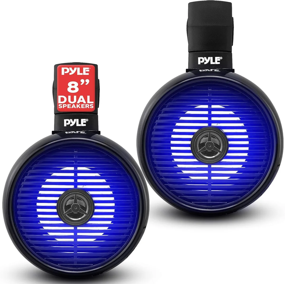Pyle Pyle PLMRWK83BK 8" Marine Wakeboard Speaker System 300W Peak 150W RMS IP44 Black — product photo