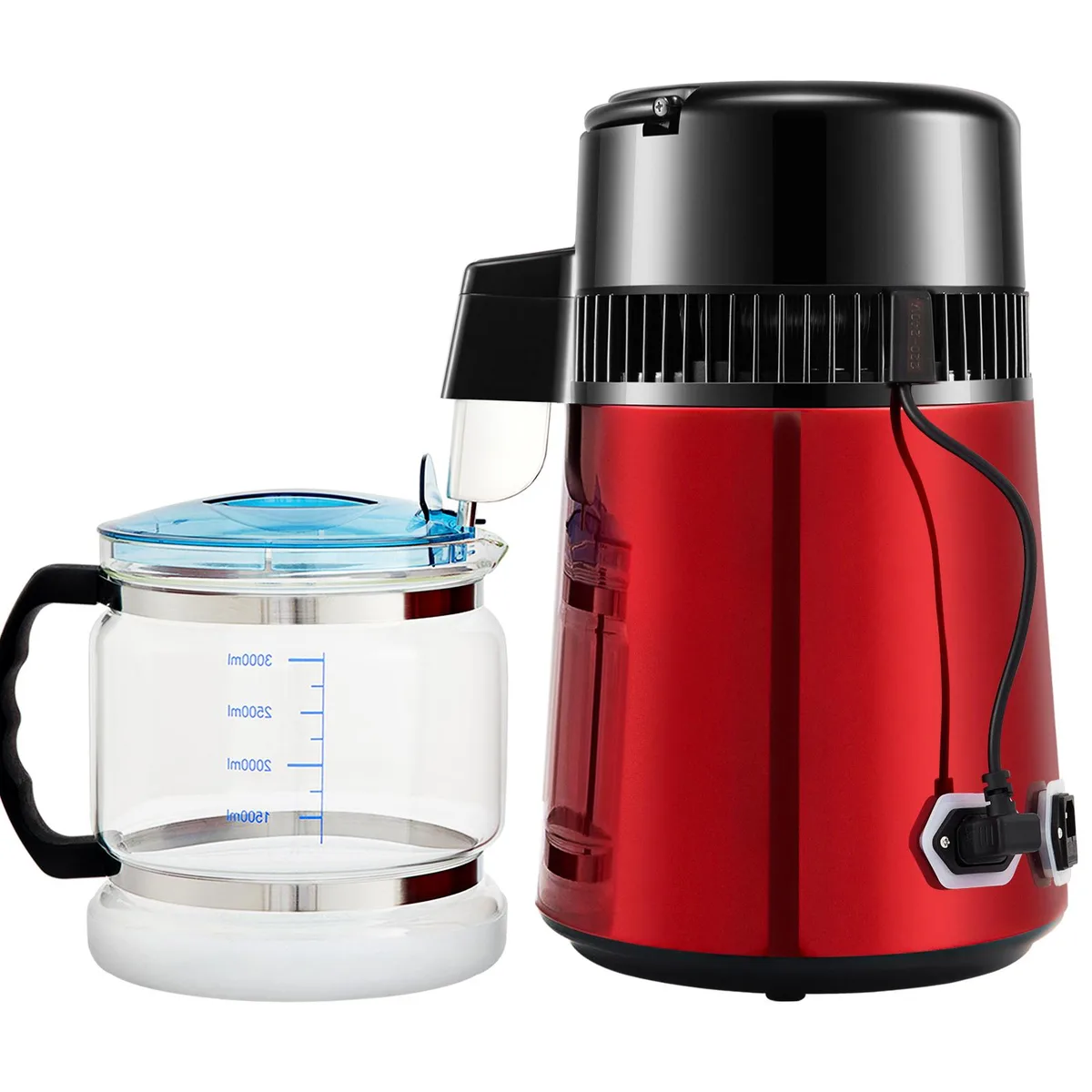 VEVOR VEVOR YMK40207 Water Distiller 1.1Gal 0.3Gal/H 750W Red — product photo