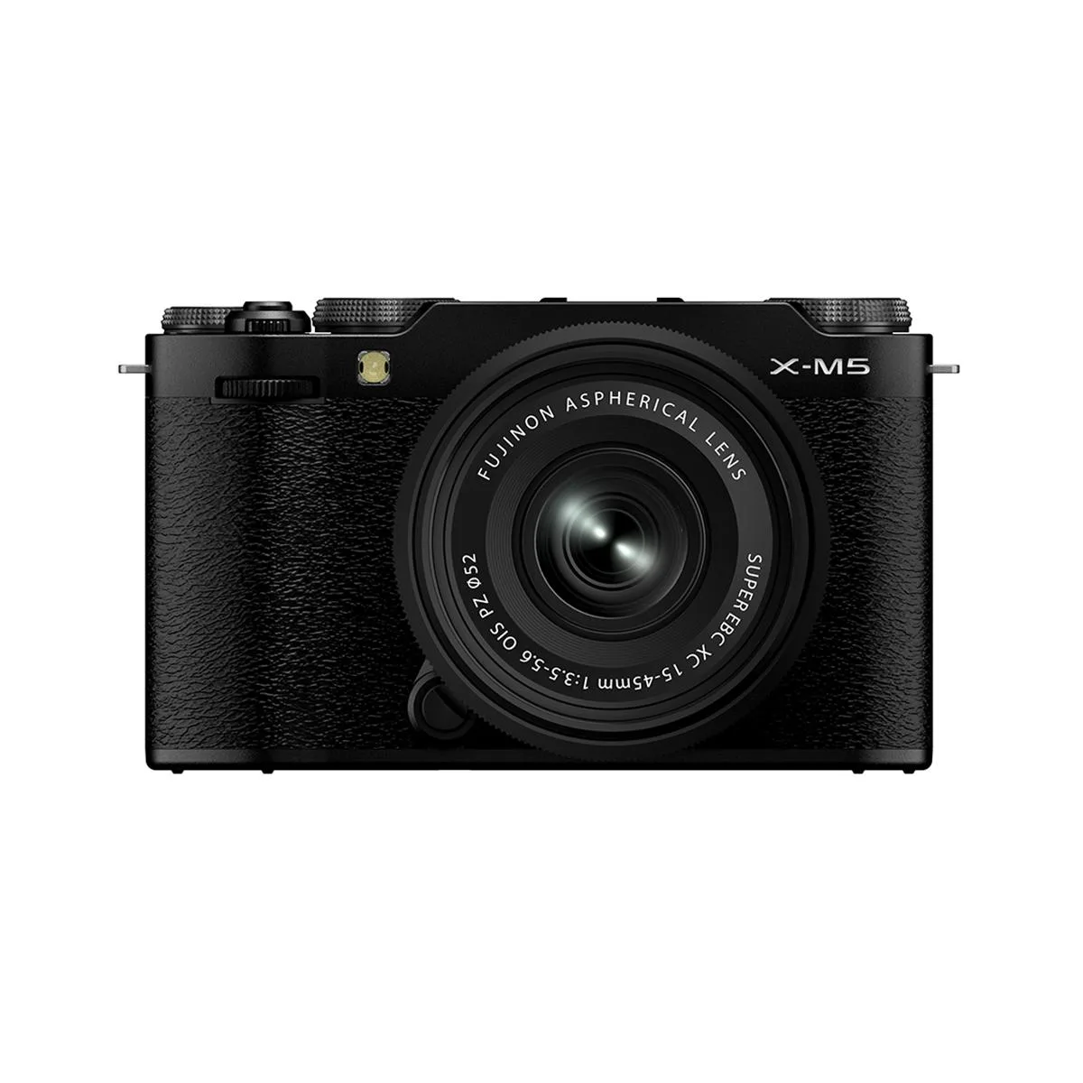 FUJIFILM FUJIFILM X-M5 Compact Mirrorless Camera with XC 15-45mm f/3.5-5.6 OIS PZ Lens, Black — product photo