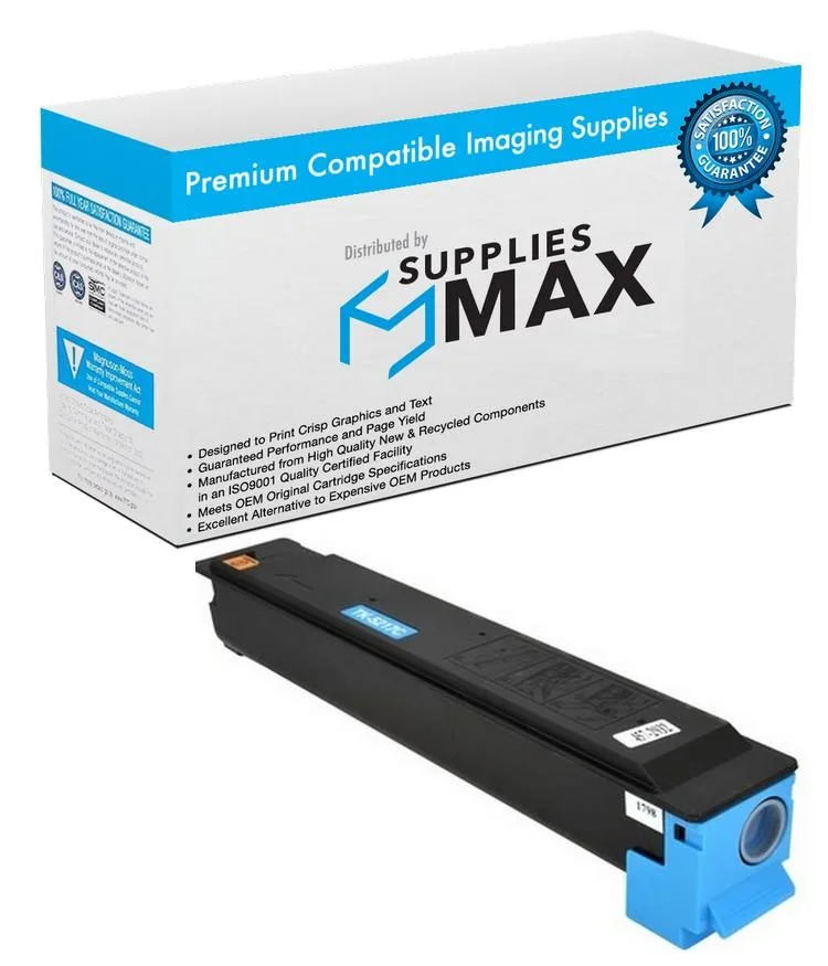 SuppliesMax SuppliesMax KYO1T02R6CUS0 Cyan Toner Cartridge 15000 Pages — product photo