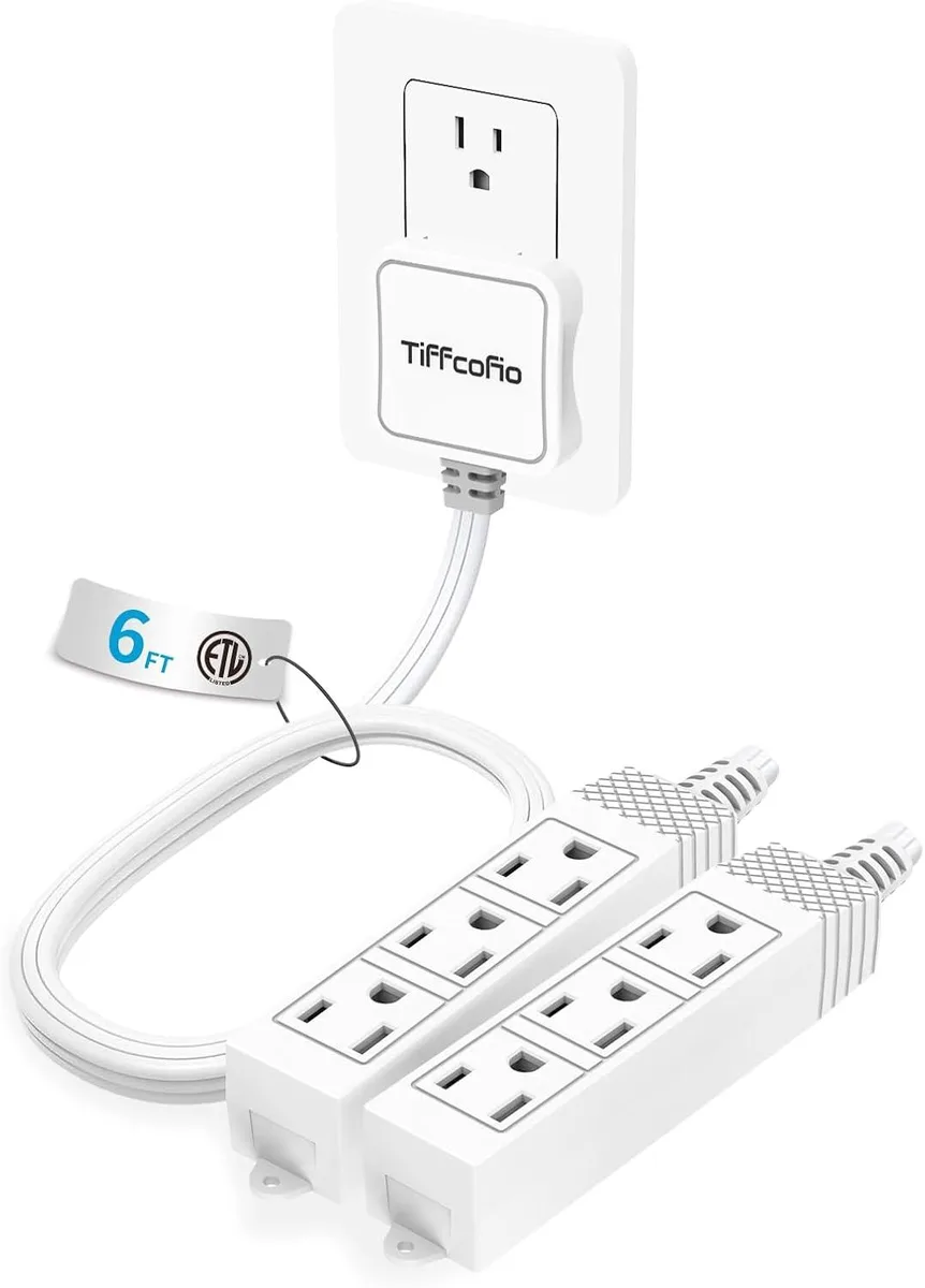  Tripp Lite 9 ft Power Extension Cord 3 Outlets 16 AWG Blue — product photo