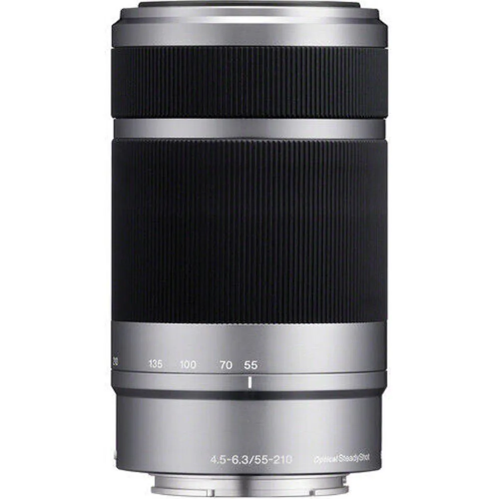 Sony Sony E 55-210mm f/4.5-6.3 OSS Lens Silver SEL55210 — product photo