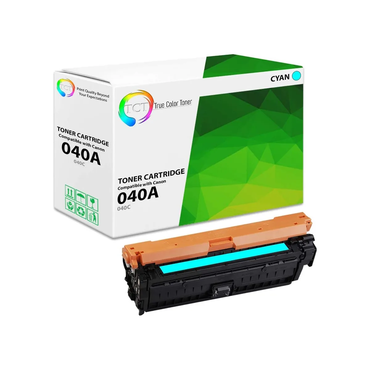 True Color Toner True Color Toner 040C Cyan Toner Cartridge 5400 pages — product photo