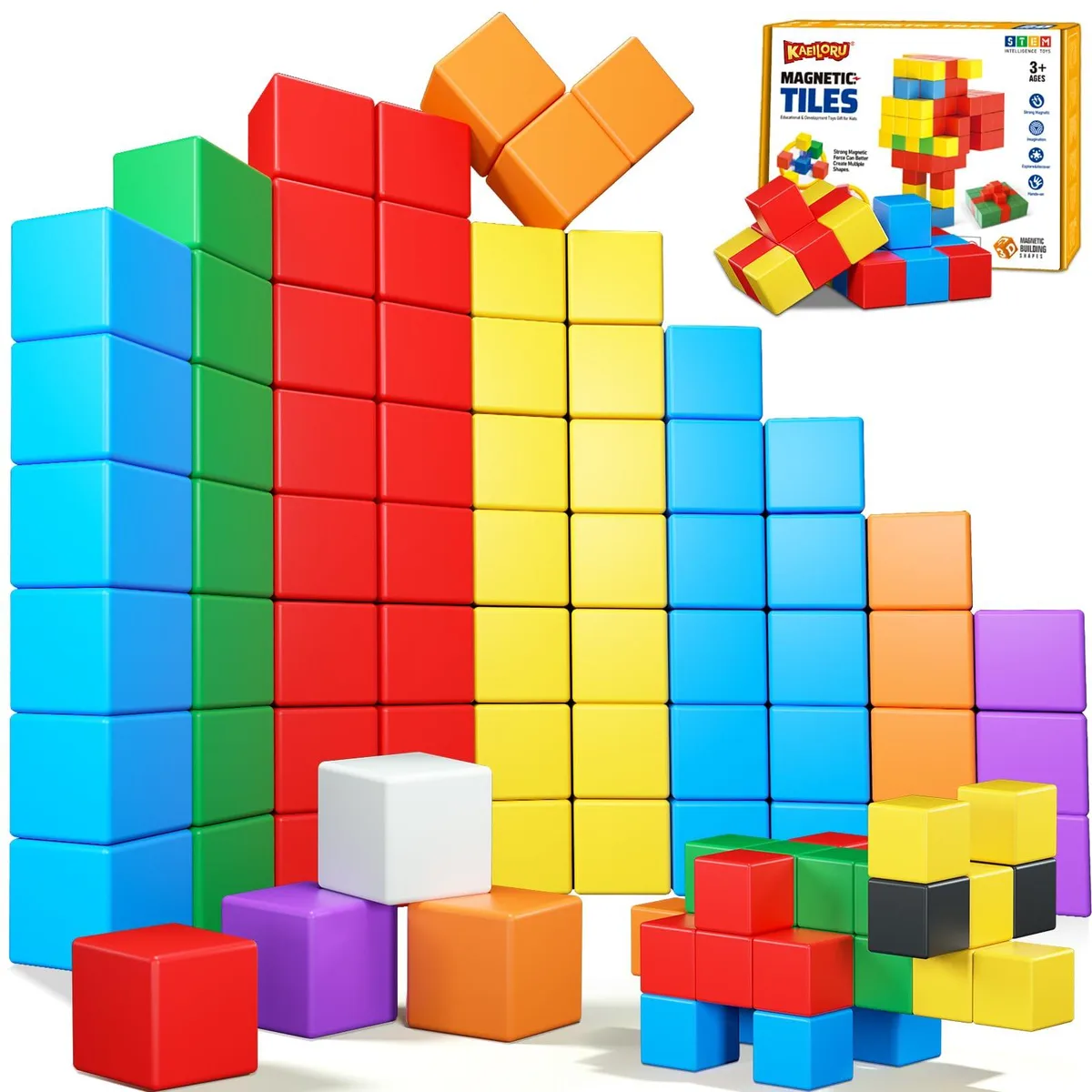 KAEILORU Magnetic Building Blocks 32PCS STEM Educational Toy — product photo