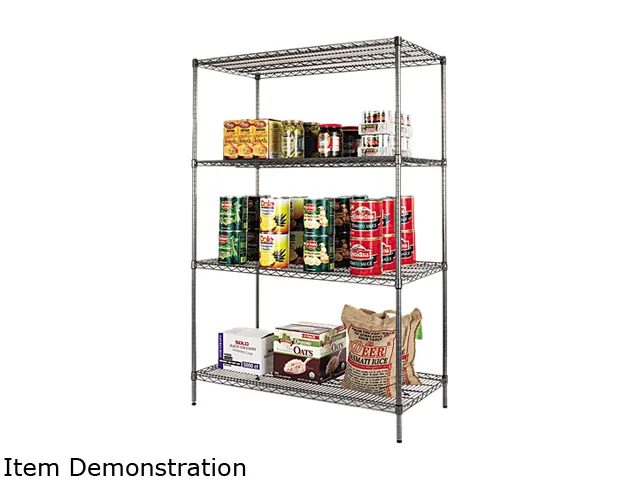 Alera Alera SW50-4824BA 48x24x72 4-Shelf Wire Starter Kit office furniture — zdjęcie produktu