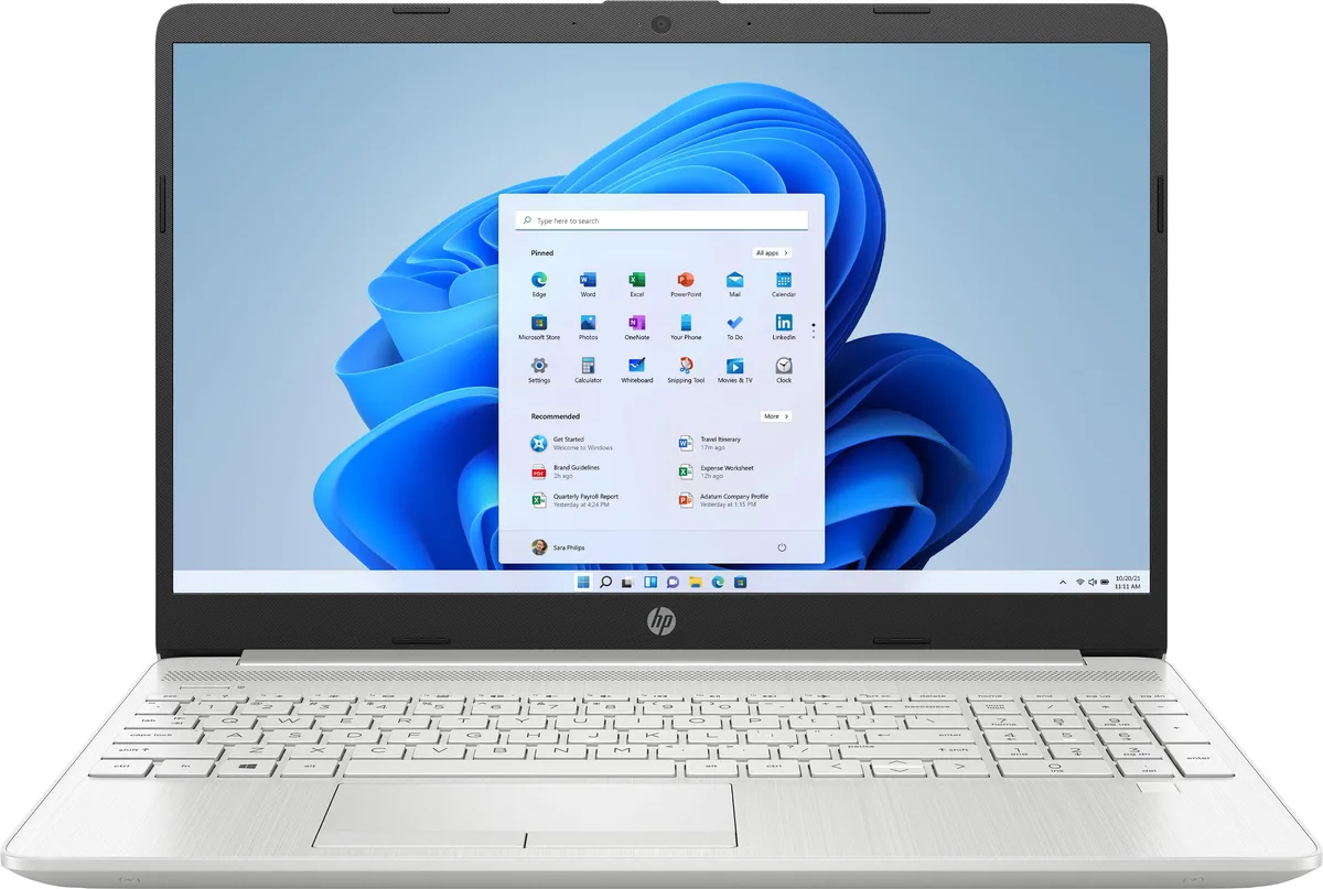 HP HP 15.6" FHD Laptop i3-1115G4 16GB 1TB SSD Silver — product photo