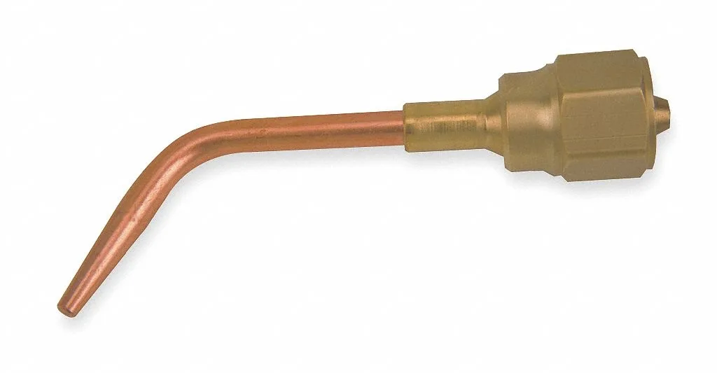 Victor 0324-0072 welding nozzle, brass conical tip, size 2, acetylene compatible