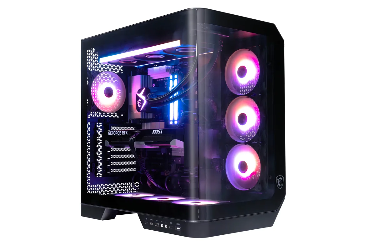 MSI MSI Vision RS AI 2NVR9-1292US gaming PC Ultra 9 285K 64GB DDR5 2TB RTX 5070 Ti — product photo