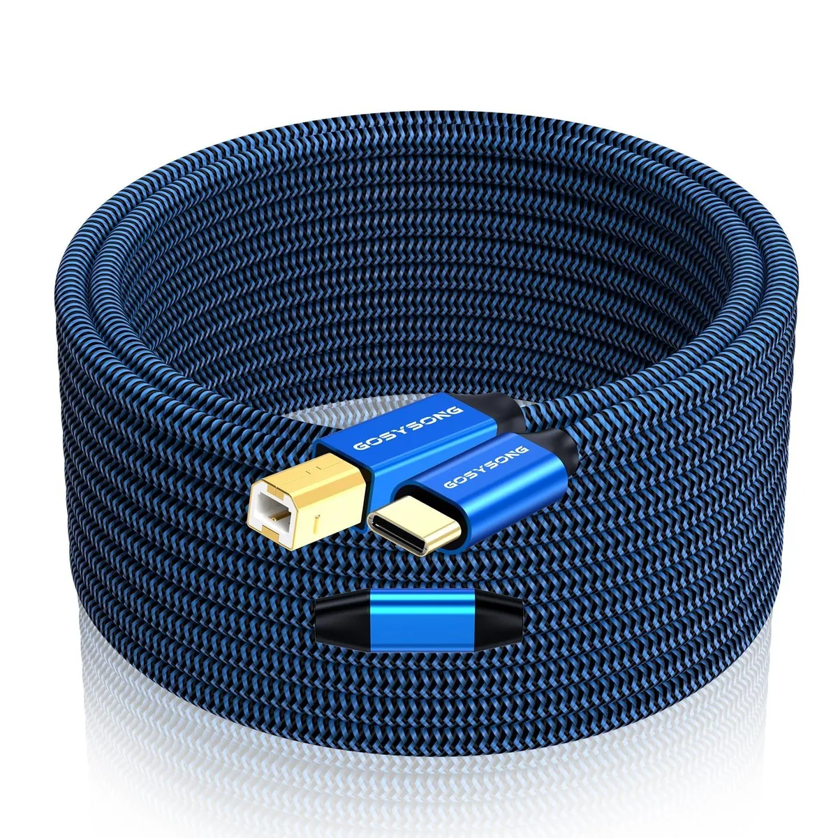 BoYata BoYata USB-C to USB-B 2.0 Printer Cable 30ft — product photo