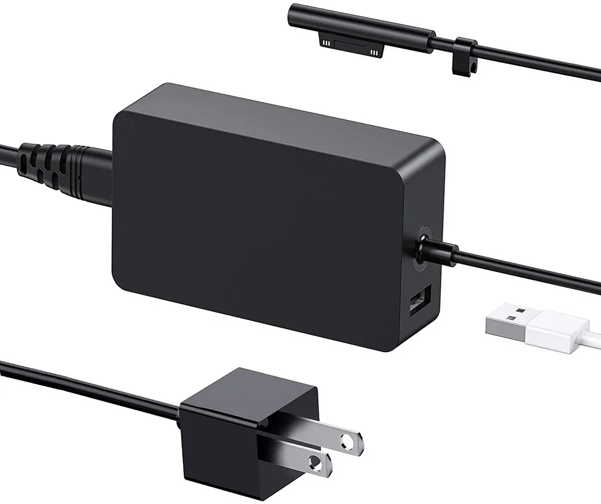aibileec aibileec 1706 65W 15V 4A AC power cord for laptop with USB port 1.5m — product photo