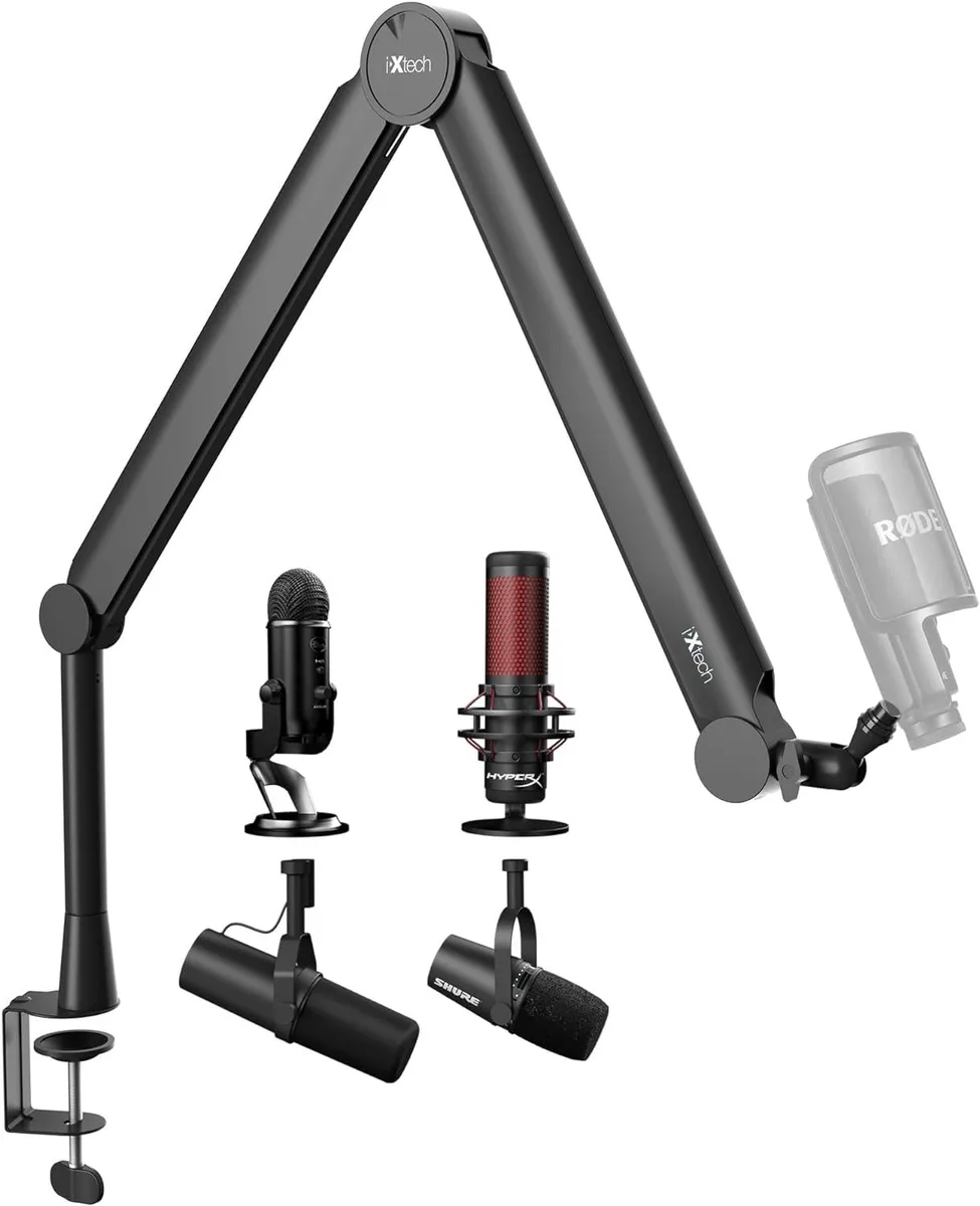 I-XTECH LLC I-XTECH LLC VALIANT Microphone Boom Arm 25.5 inch 360° 2.2 lb — product photo
