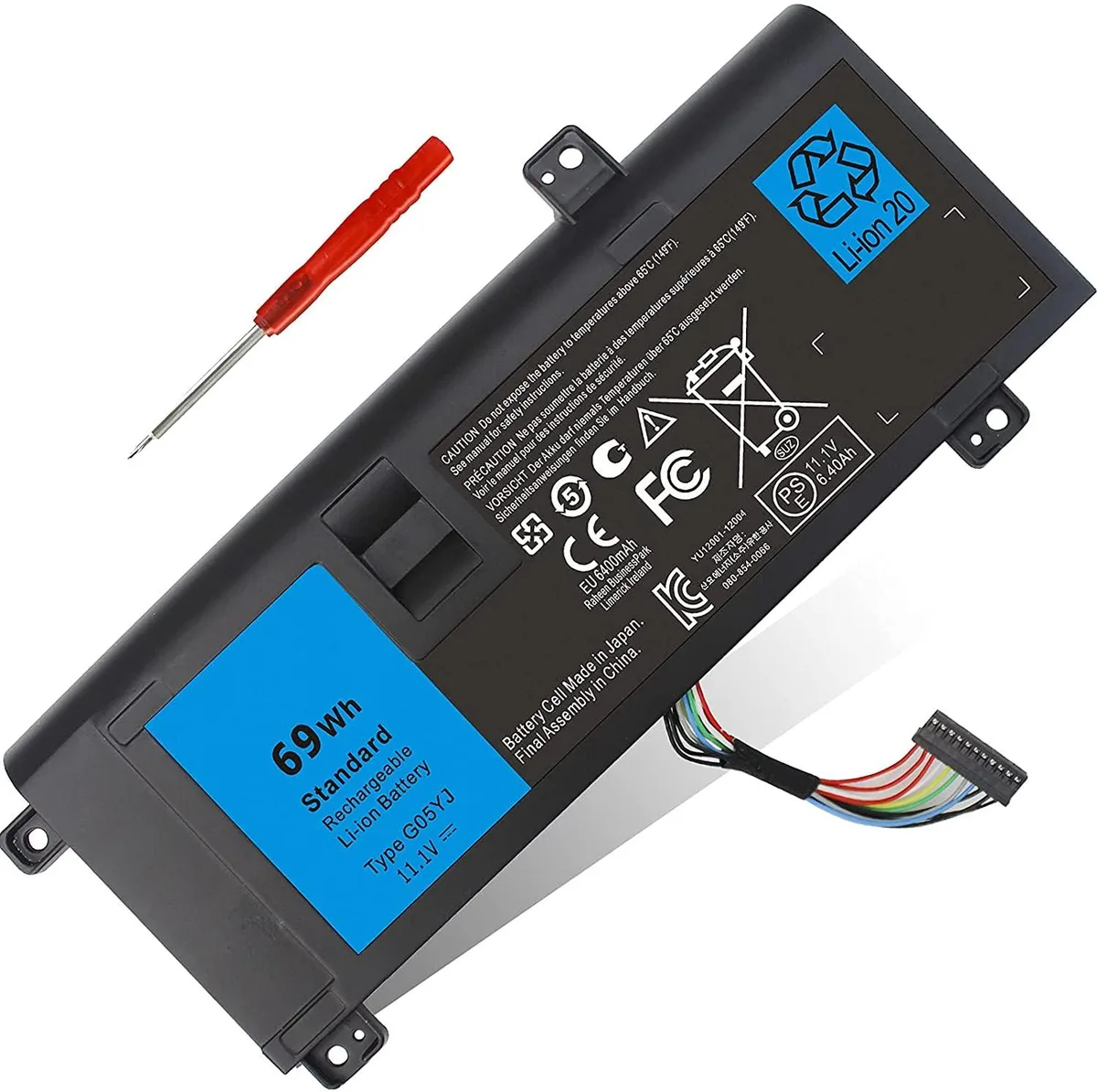 LXHY LXHY SG03XL 69Wh 11.1V laptop battery — product photo