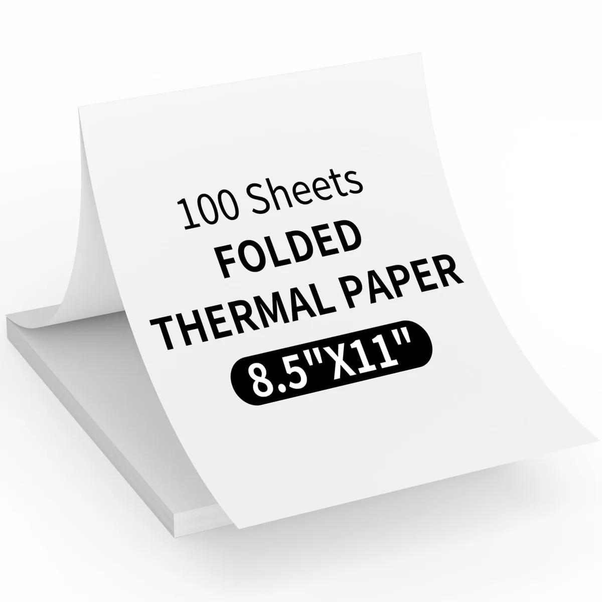  Muotich FTP.8511 Thermal Printer Paper 8.5" x 11" 100 Sheets — product photo