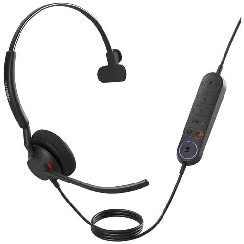 Jabra Enterprise Products Jabra Engage 40 Mono USB-C MS Corded Headset with Control Unit — product photo