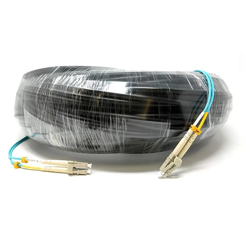 HeathCo LLC HeathCo LLC Direct Burial Outdoor LC-LC 2-Strand OM3 Multimode 50/125 Fibre Optic Cable 30M 98ft — product photo