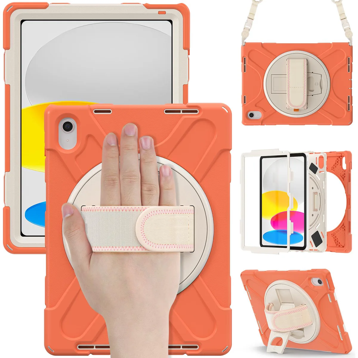 Werleo Werleo A2696 iPad 10th Gen 10.9 inch Case Orange — product photo